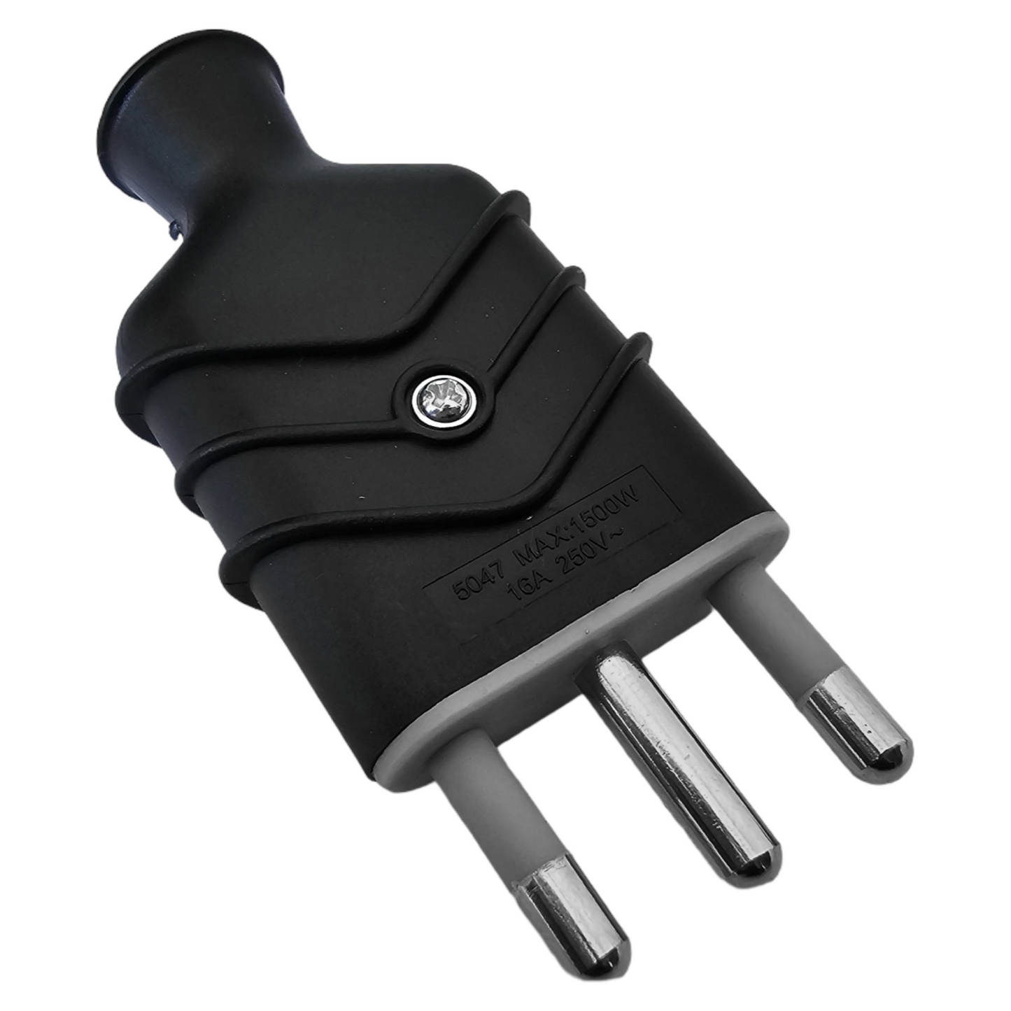 Enchufe Macho Negro 16A 250V Stanford