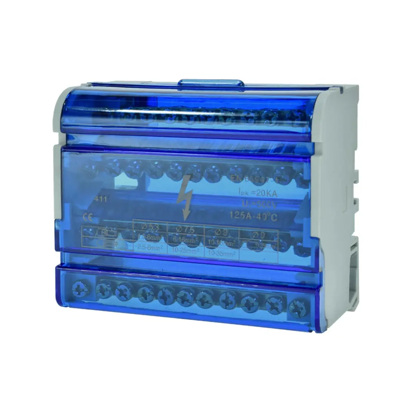 Barra Repartidora Tetrapolar 11P 125A