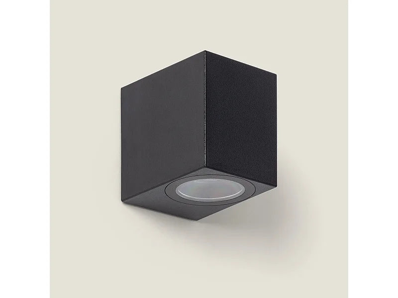 Aplique Porta GU10 Cuadrado Simple
