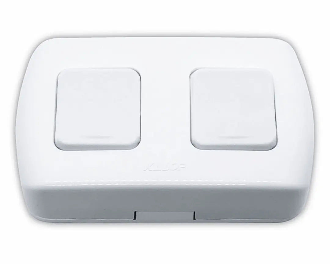 Interruptor doble 10A TEKNA Kalop