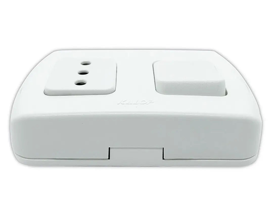 Interruptor 9/12 + Enchufe Tekna 10A 250V Kalop
