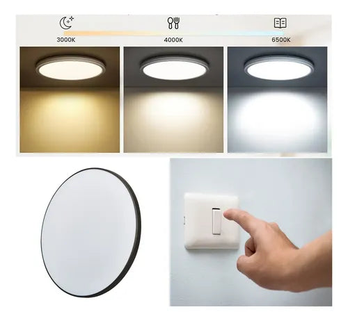 Lámpara Cielo Elegant 3CCT 76W Logic LED Luz Cálida / Neutra / Fría