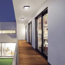 Panel LED Cuadrado Sobrepuesto 18W Negro