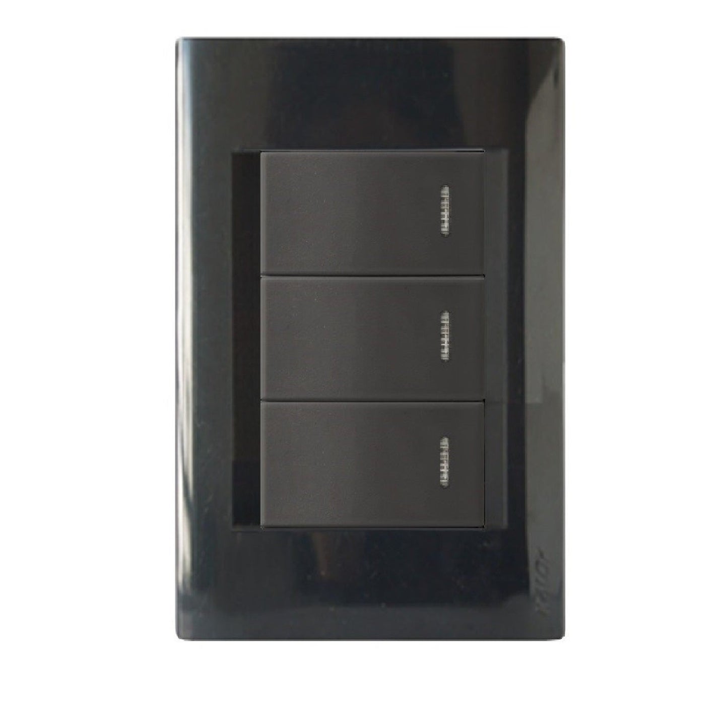 Conjunto Interruptor 9/32 termoplástica Negro