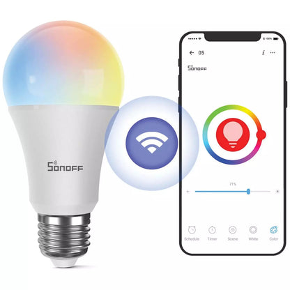 Ampolleta LED WiFi Sonoff B05 BL-A60 (rgb + blanco regulable)