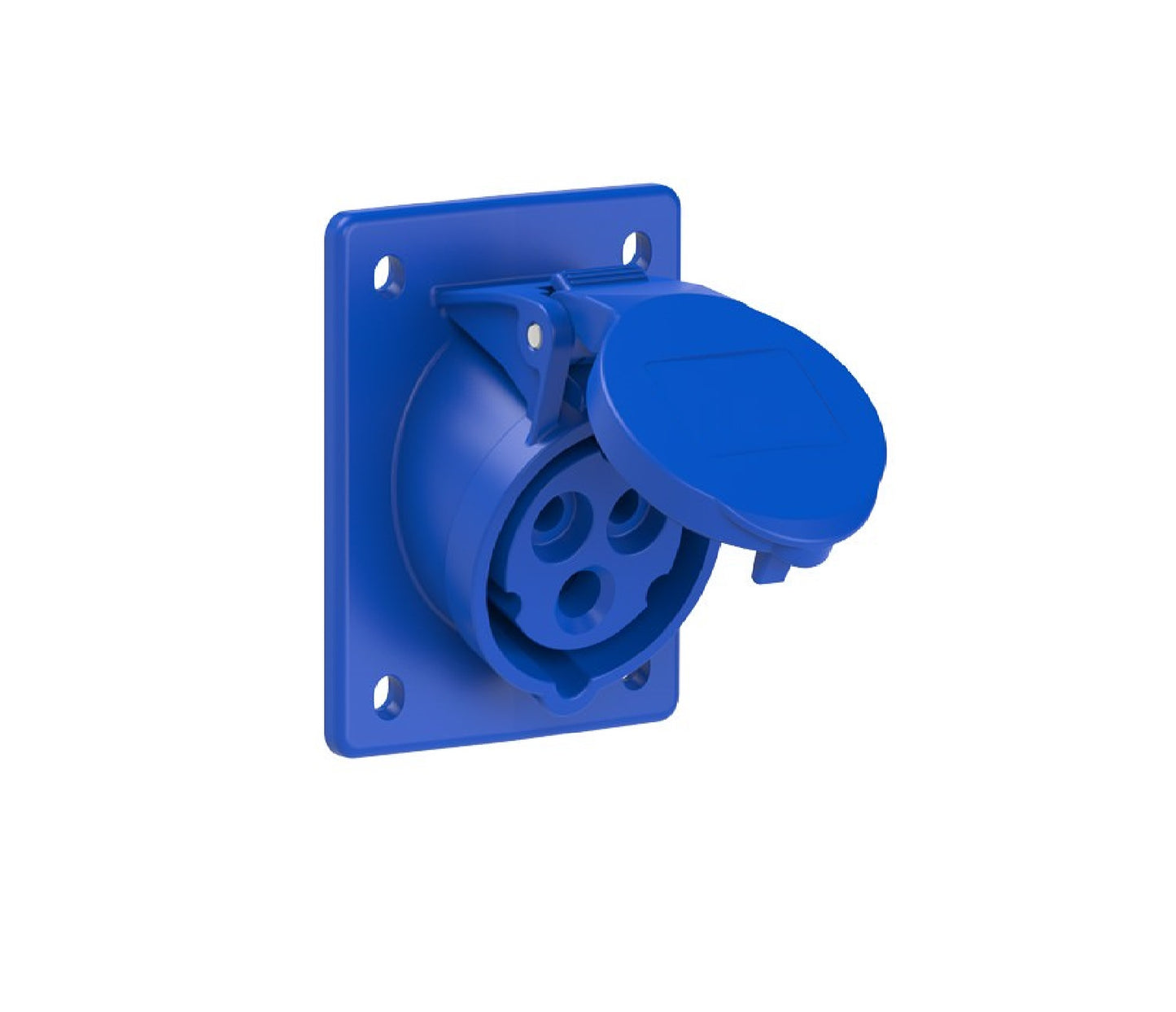 Hembra Industrial Embutida IP44 16A / 32A 220V - 380V Bekam