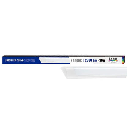Listón LED Curvo Logic 120cm 36W 6500K Luz Blanca Fría