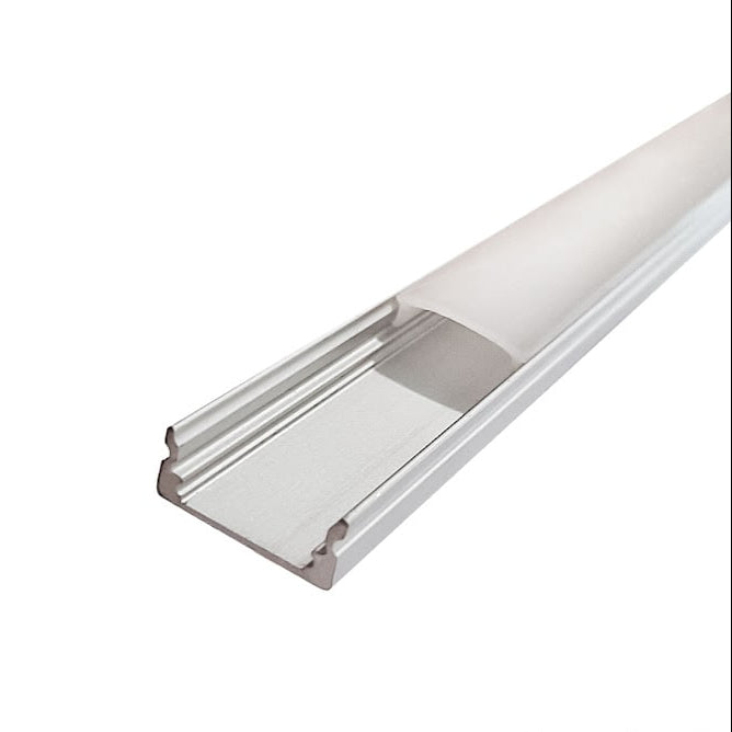 Perfil de Aluminio Sobrepuesto 2 Metros para Cinta LED