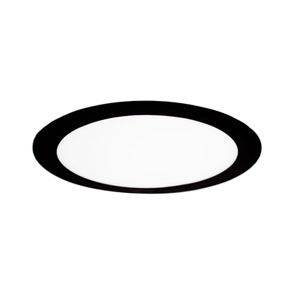 Panel LED Embutido Redondo Borde Negro 6500K AVC