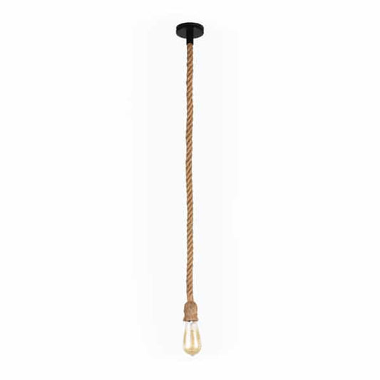 Soquete Cañamo E27 Portalámpara Colgante Decorativo Vintage