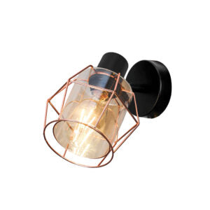 Aplique Porta Ampolleta E27 Cobre
