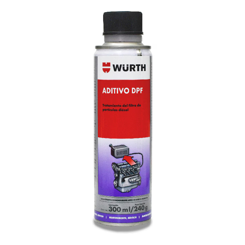 Aditivo para Filtro de Partículas DPF WURTH 300 ml
