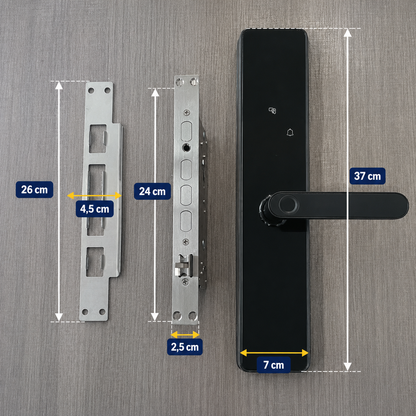 Cerradura Inteligente Alta Seguridad Plus (8 Pilas AA no incluidas)