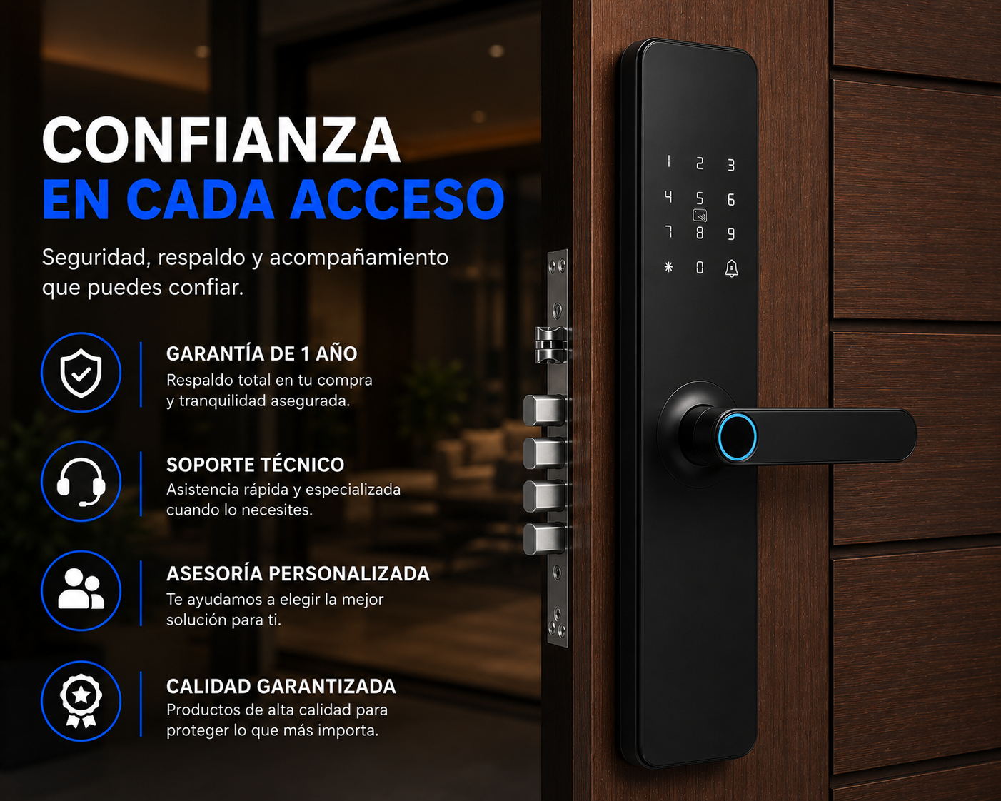 Cerradura Inteligente Alta Seguridad Plus