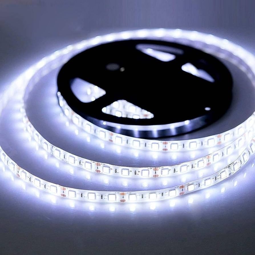 Cinta LED 12V 5 Metros Luz Fría 6000K IP20