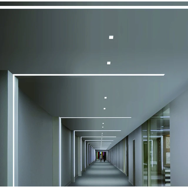 Perfil de Aluminio Embutido 2 Metros para Cinta LED