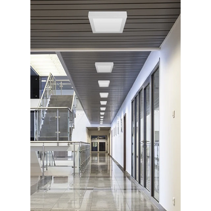 Panel LED Cuadrado Sobrepuesto 12W Blanco