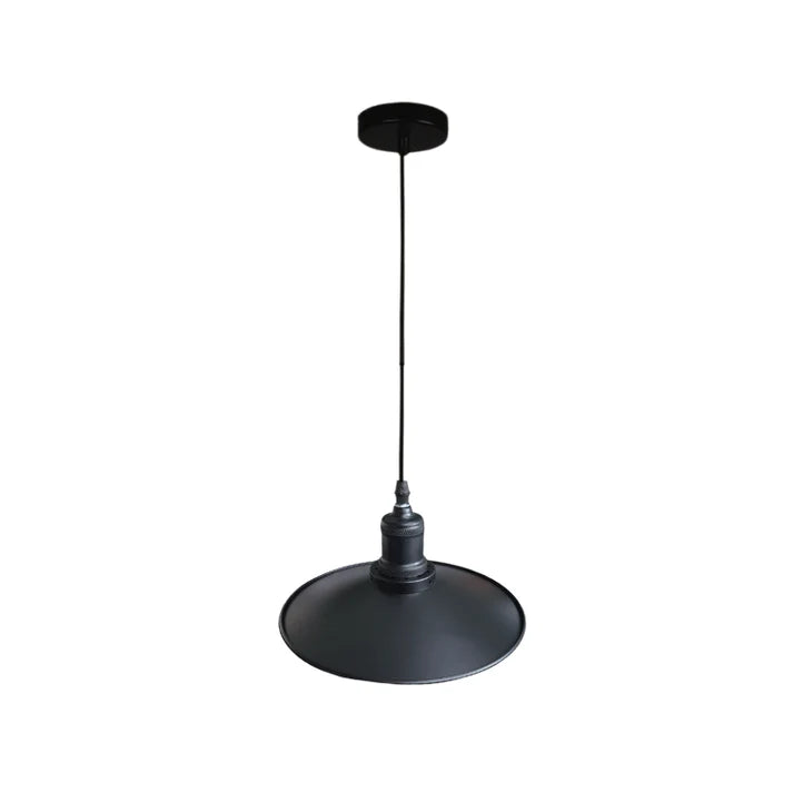 Lámpara Colgante Vintage E27 Negro Mate