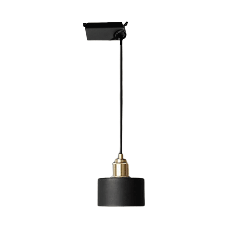 Lámpara Riel Colgante Negro Want