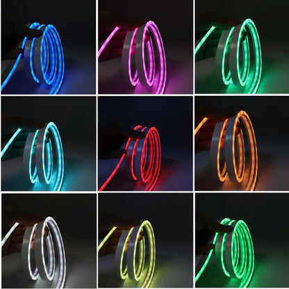 Cinta LED Neón USB 3 Metros RGB con Control Remoto
