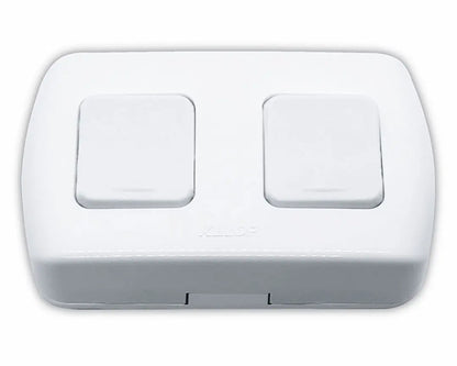 Interruptor doble 10A TEKNA Kalop