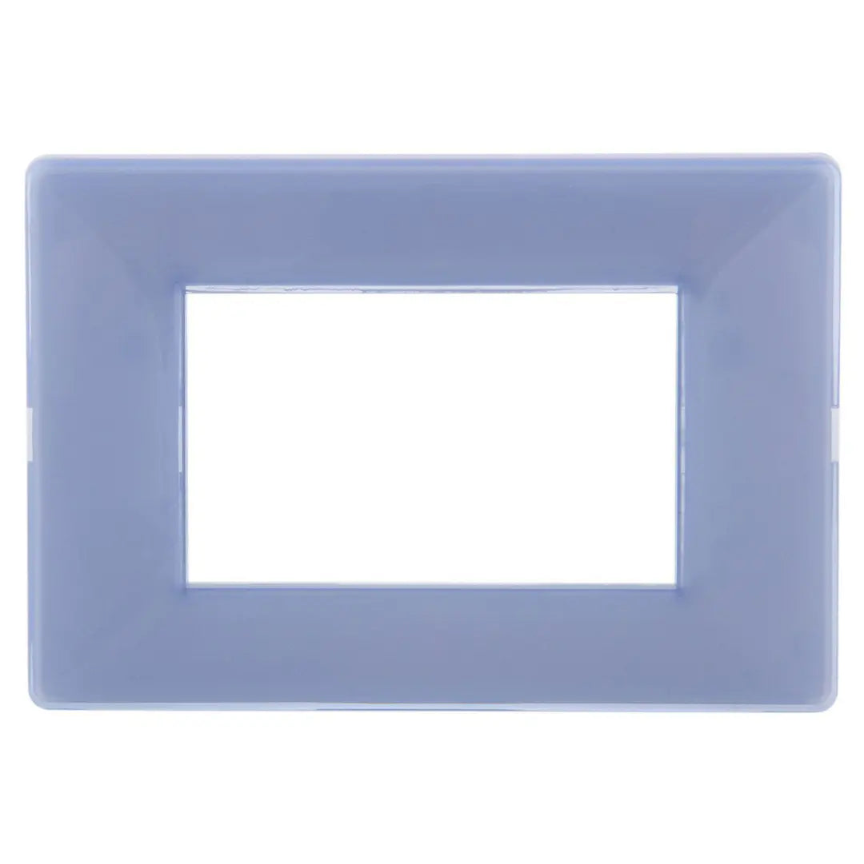 Placa 3 módulos Modular Celeste + Bastidor Kalop