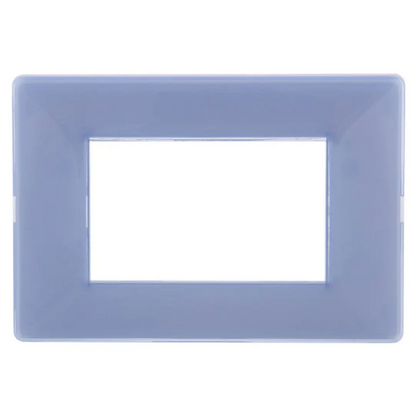 Placa 3 módulos Modular Celeste + Bastidor Kalop