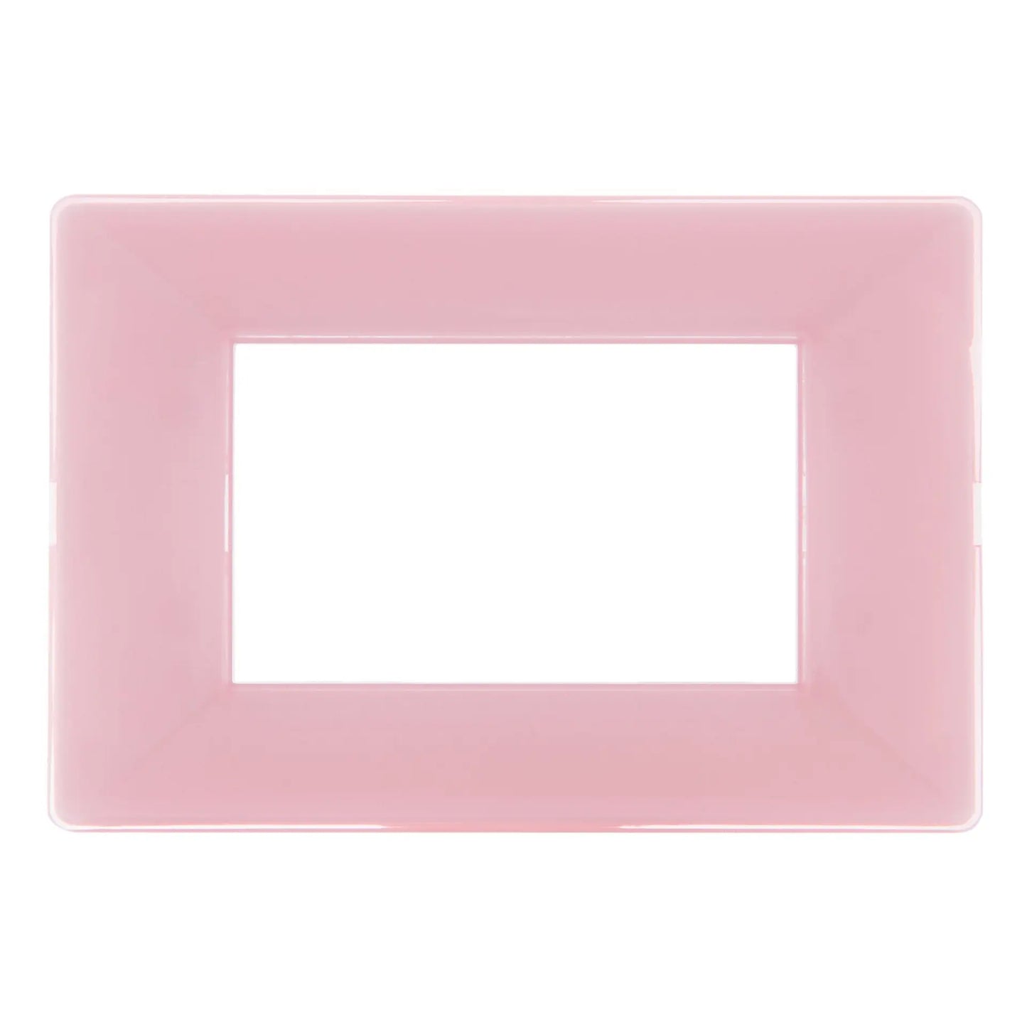 Placa 3 módulos Modular Rosado + Bastidor Kalop