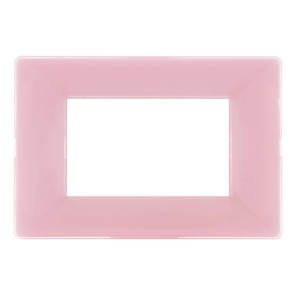 Placa 3 módulos Modular Rosado + Bastidor Kalop