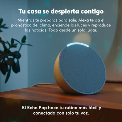 Alexa Parlante Inteligente Echo Pop Negro