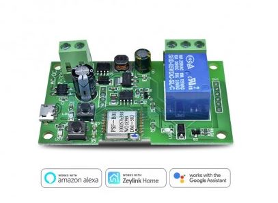 Controlador – Relé Abridor de Puerta Portón Wifi 7-32V