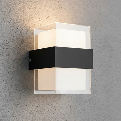 Aplique Acrílico Cuadrado 9W 6500K IP54
