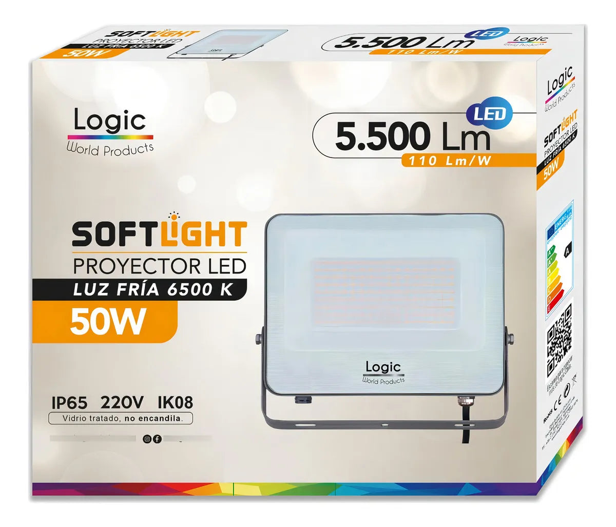 Proyector LED SOFTLIGHT LOGIC Luz Fría IP65 SEC
