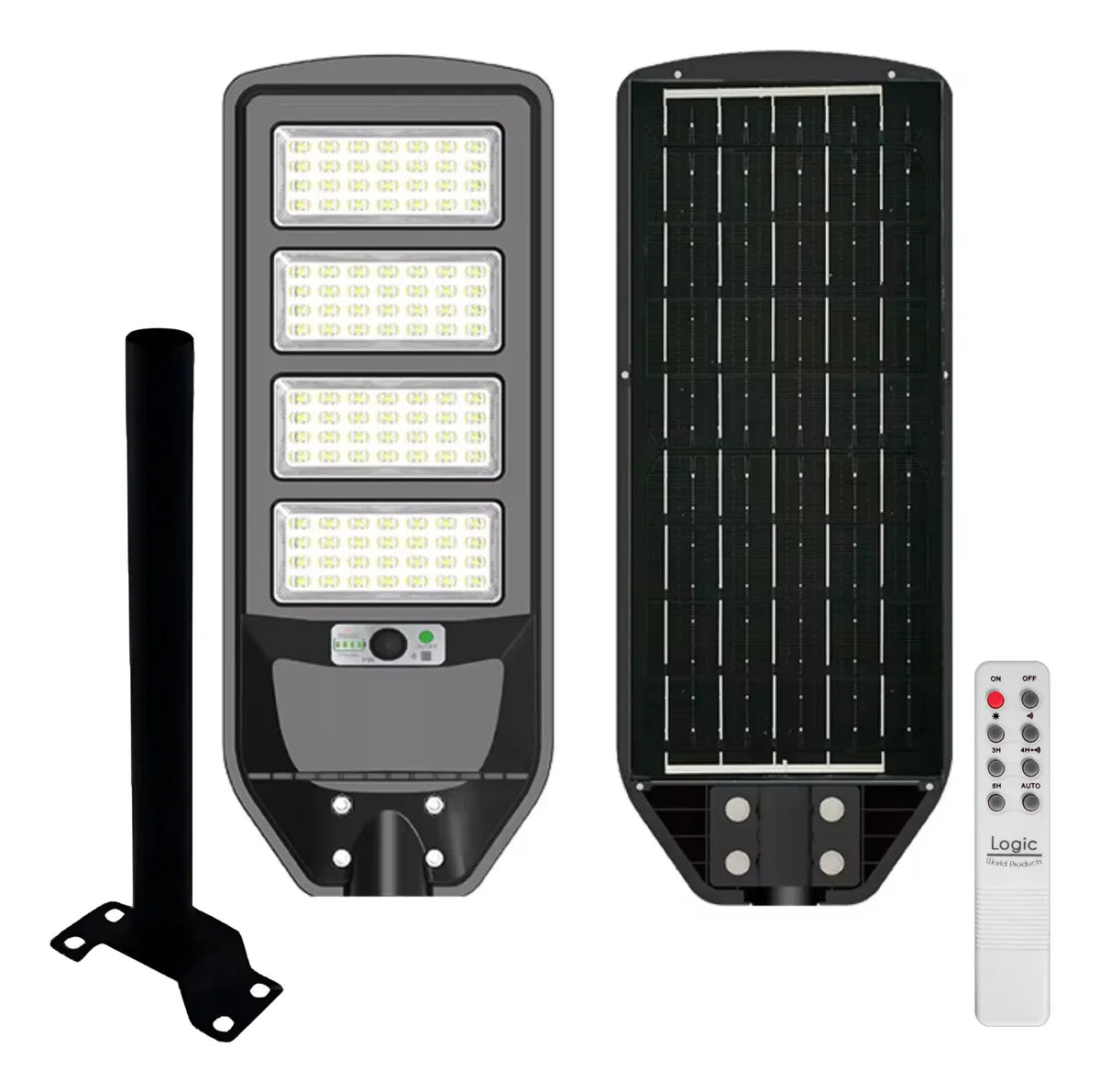 Kit Luminaria Solar Peatonal S02 New Logic IP65