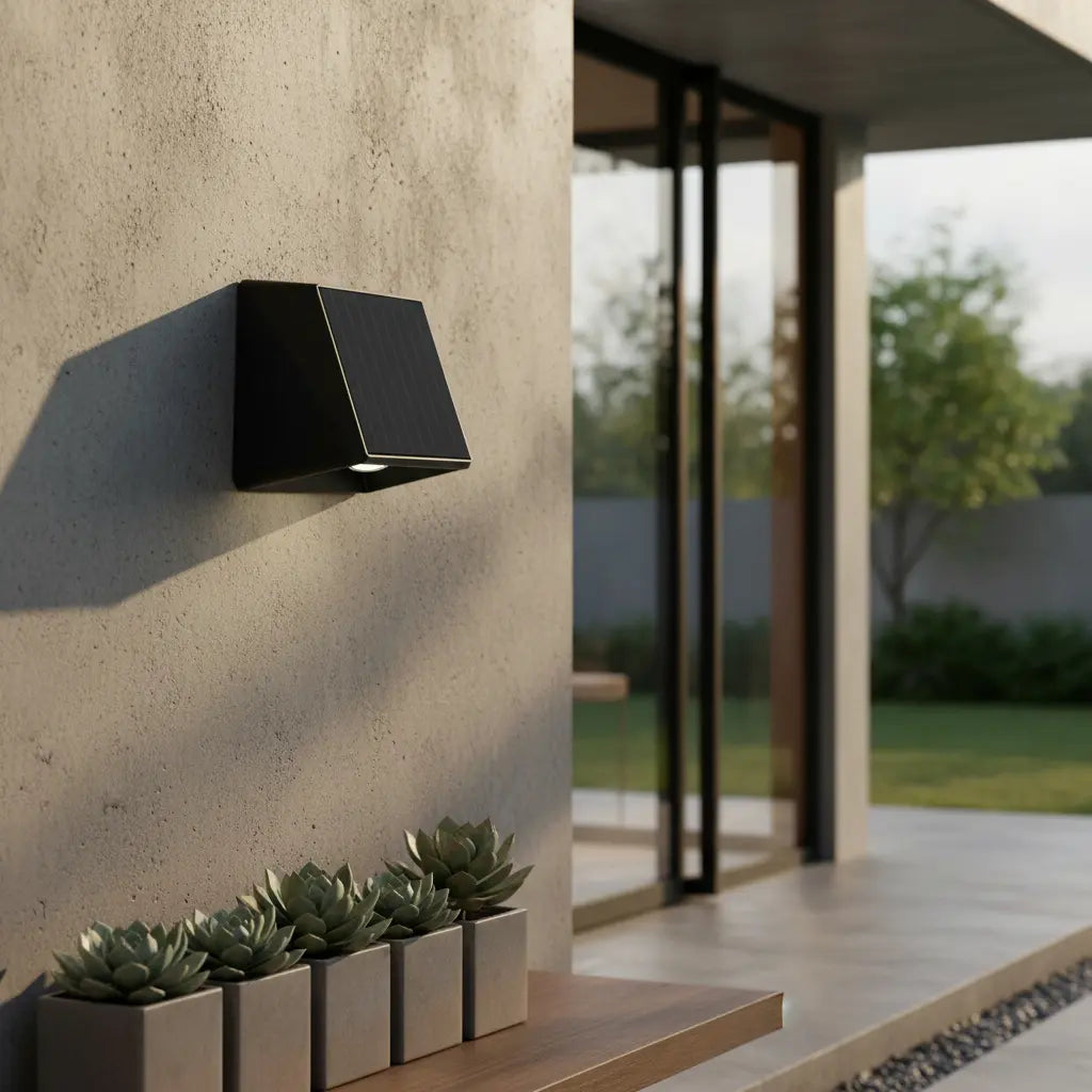 Aplique Solar de Muro Bidireccional Logic Multicolor LED Exterior