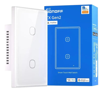 Interruptor WiFi Sonoff TX Gen2 de 2 Canales