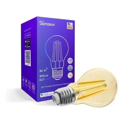 Ampolleta LED WiFi Sonoff B02 F-A60 (vintage filamento)