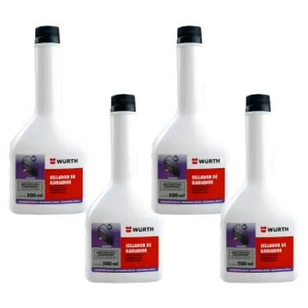 Sellador de Radiador WURTH 500ml – Reparador de Fugas Sistema de Refrigeración