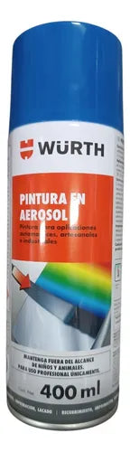 Pintura en Aerosol Wurth Colores RAL 400ML