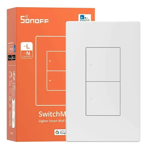 Interruptor Zigbee Sonoff SwitchMan Blanco 2 Canales