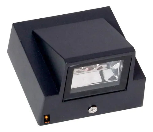 Aplique Negro LED 3000K Simple 3W IP54