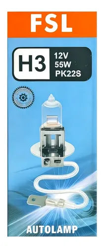 Ampolleta Halógena H3 55W 12V FSL