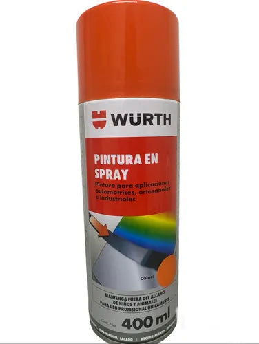 Pintura en Aerosol Wurth Colores RAL 400ML