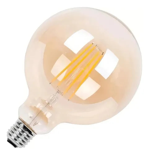 Ampolleta LED Filamento G125 8W Wellmax
