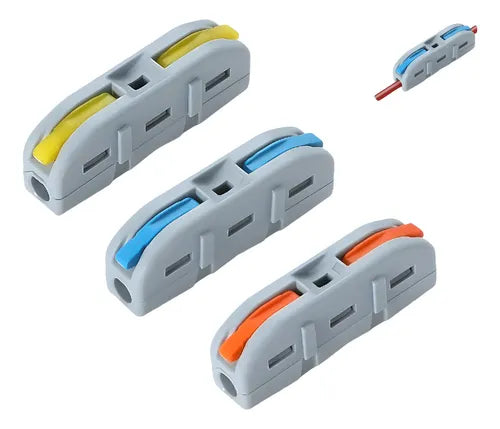 Conector Cable Rápido Tipo Wago Azul