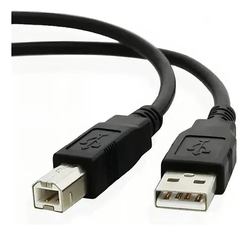 Cable USB para impresora 1.5 metros USB 2.0 tipo A a B negro