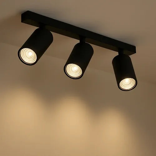 Aplique Muro GU10x3 Negro Konnergie