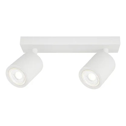 Foco Spotlight Sobrepuesto Doble GU10 Blanco
