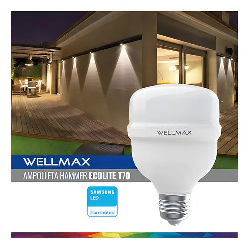 Ampolleta LED Hammer Wellmax Samsung 6500K