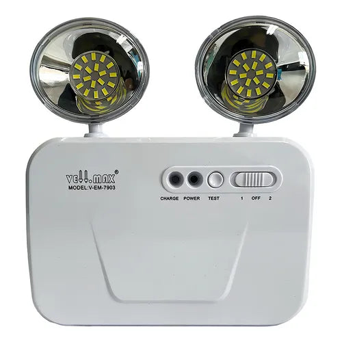 Lámpara LED Emergencia Mickey 2x3W Vellmax